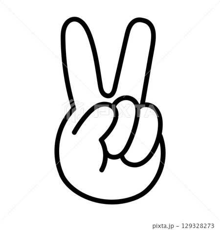 手書き_指数字_ベクター素材_02_B 129328273