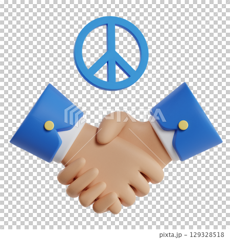 peace handshake 129328518