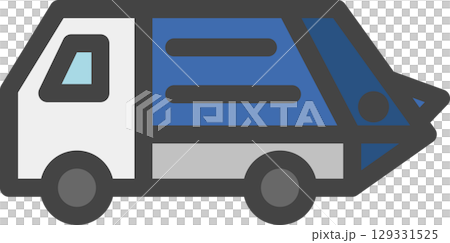 彩色車輛相關單一圖示：垃圾車 129331525