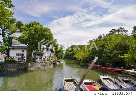 柳川川下り 大沢橋乗船場 柳川川下り 大沢橋乗船場 129331574
