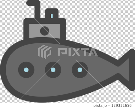彩色車輛相關單一圖示：潛水艇 129331656