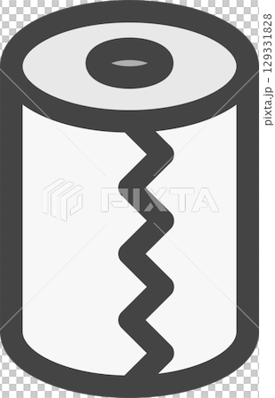 彩色家用電器圖示：衛生紙 129331828