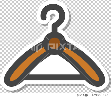 貼紙、家用電器、單一圖示、衣架 129331872