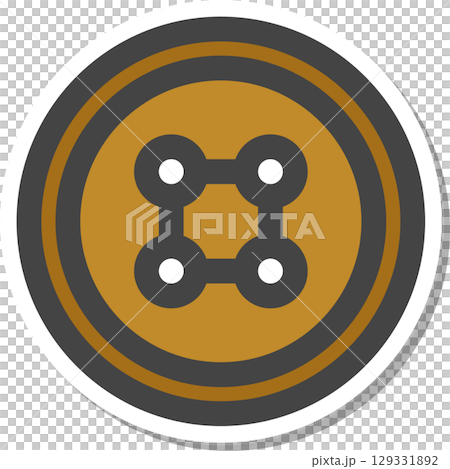 貼紙、家用電器、單一圖示按鈕 129331892