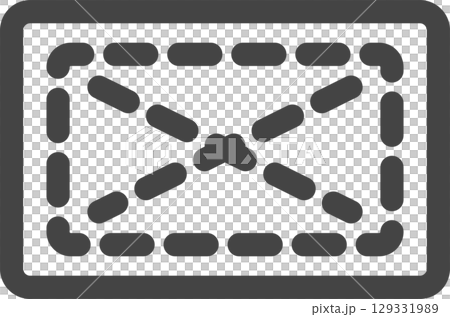線画日用品家電関連の単品アイコン 雑巾 線画日用品家電関連の単品アイコン 雑巾 129331989