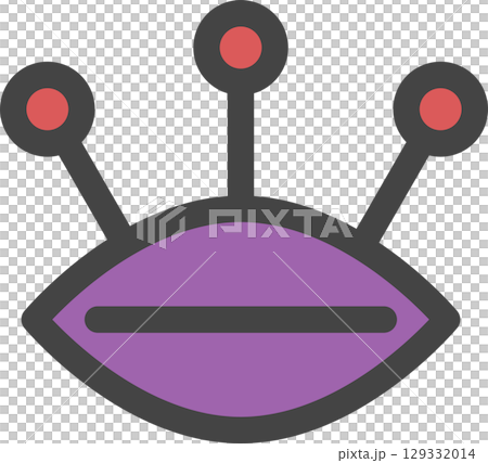 カラー日用品家電関連の単品アイコン 針クッション カラー日用品家電関連の単品アイコン 針クッション 129332014