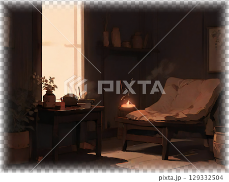 リラックスできる部屋 129332504