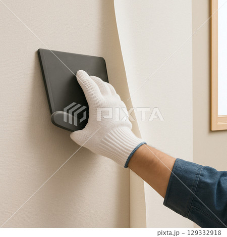 クロス 張り替え リフォーム 修繕 工事 クロス 張り替え リフォーム 修繕 工事 129332918