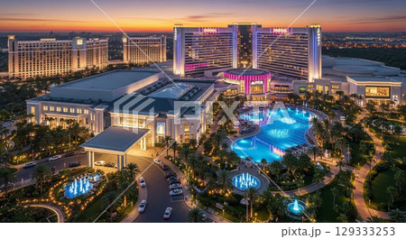カジノリゾートの風景 129333253