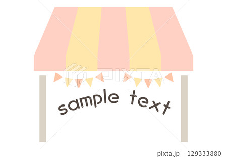 マルシェフレーム・あしらい サーカス 屋台 マルシェフレーム・あしらい サーカス 屋台 129333880