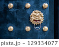 Decorative door knocker with traditional lion design in DuJiangY 129334077