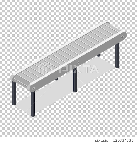 Factory image illustration_belt conveyor (belt conveyor) Factory image illustration_belt conveyor (belt conveyor) 129334330