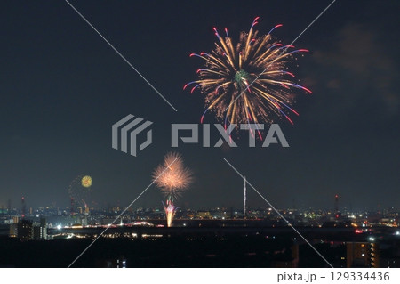 荒川：戸田橋花火大会 SkyFantasia（2025年） 129334436