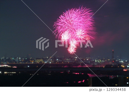 荒川：戸田橋花火大会 SkyFantasia（2025年） 129334438