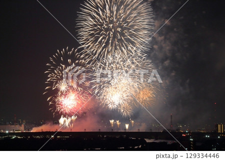 荒川：戸田橋花火大会 SkyFantasia（2025年） 129334446