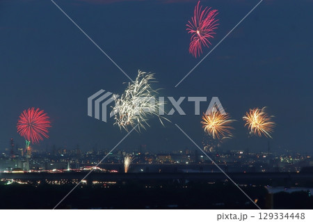 荒川：戸田橋花火大会 SkyFantasia（2025年） 129334448