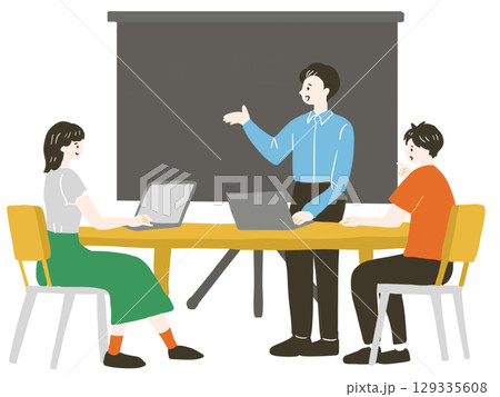語るプレゼンター 語るプレゼンター 129335608