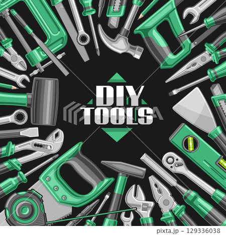 Vector template for DIY Tools 129336038