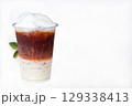 cold drink thai tea latte milks foam tasty menu 129338413