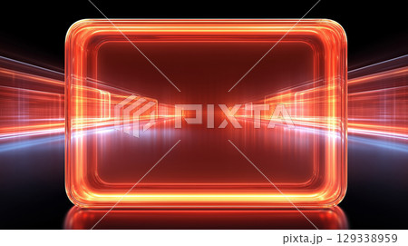 abstract red tunnel interior with light rays abstract red tunnel interior with light rays 129338959