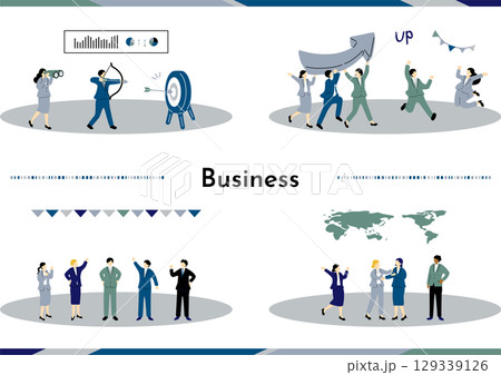 ビジネスシーン素材集 129339126