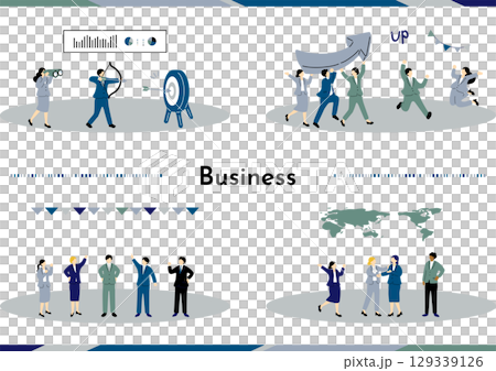 ビジネスシーン素材集 129339126