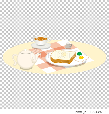 早晨早餐插圖 129339208