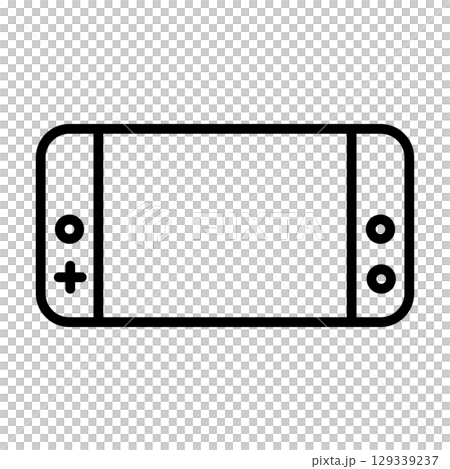 掌上遊戲機圖示。 129339237