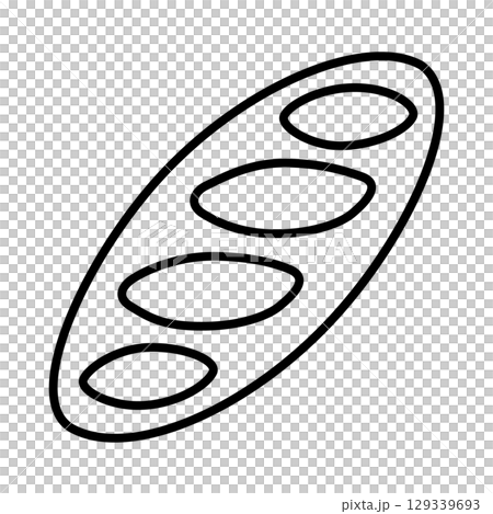 法國麵包圖標 129339693