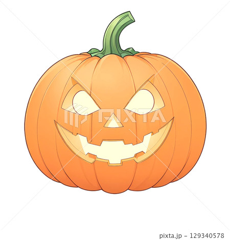 カボチャのベクターイラスト　ハロウィン 129340578