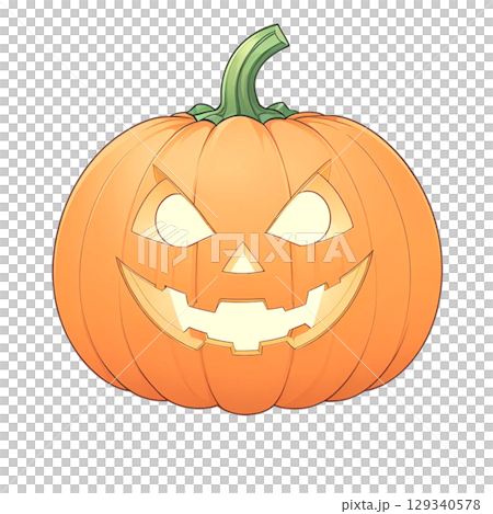カボチャのベクターイラスト　ハロウィン 129340578