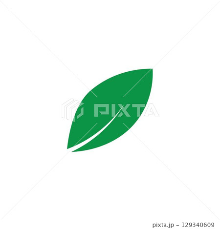 Logos of green Tree leaf ecology nature element vector 129340609