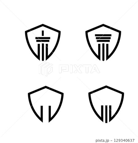 Pillar Logo Template Column Vector Illustration Pillar Logo Template Column Vector Illustration 129340637