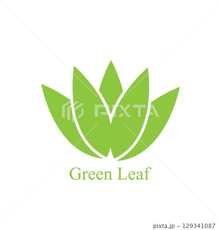 Logos of green Tree leaf ecology nature element vector 129341087