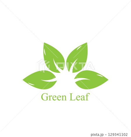 Logos of green Tree leaf ecology nature element vector 129341102