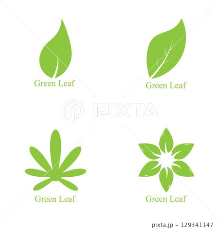 Logos of green Tree leaf ecology nature element vector Logos of green Tree leaf ecology nature element vector 129341147
