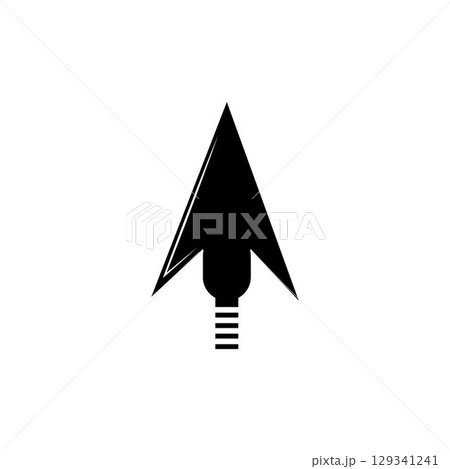 Spear logo vector design template 129341241