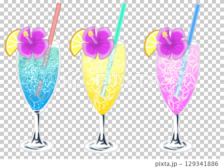 Tropical juice set Tropical juice set 129341886