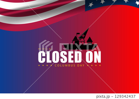 Columbus Day Closure Announcement 129342437