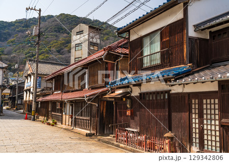 《広島県》鞆の浦の路地・日本の原風 129342806