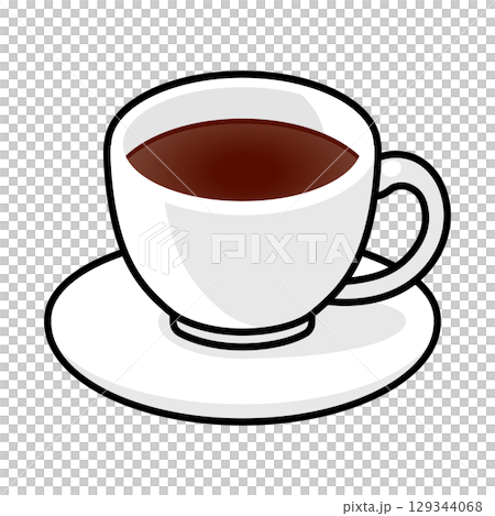 simple coffee cup illustration 129344068