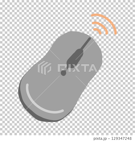 手書きの「ワイヤレスマウス」 129347248