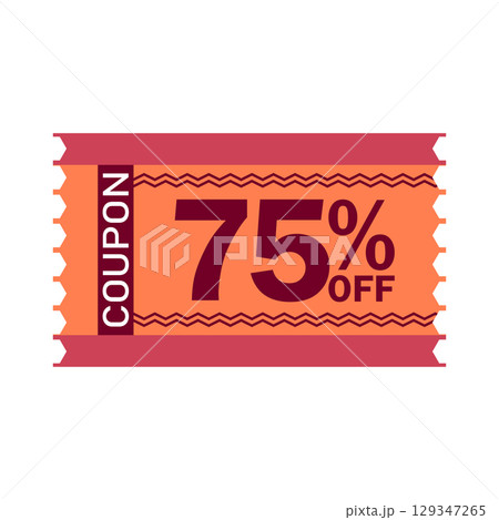 75% Off Coupon Discount Voucher 129347265