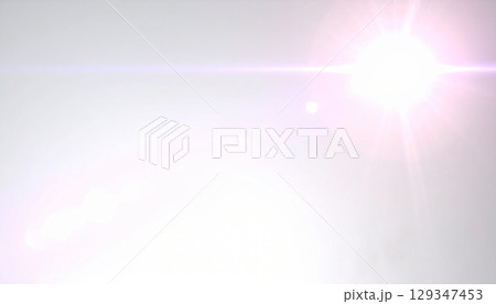白背景に光とレンズフレアが輝く幻想的で明るいおしゃれ背景イラスト 白背景に光とレンズフレアが輝く幻想的で明るいおしゃれ背景イラスト 129347453