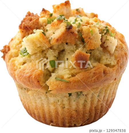 Autumn savory Stuffing Muffin 129347838