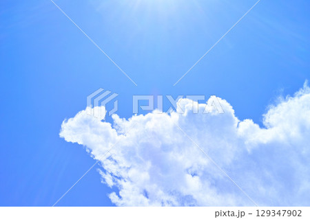 青空と雲イメージ 青空と雲イメージ 129347902