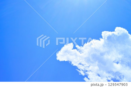 青空と雲イメージ 青空と雲イメージ 129347903