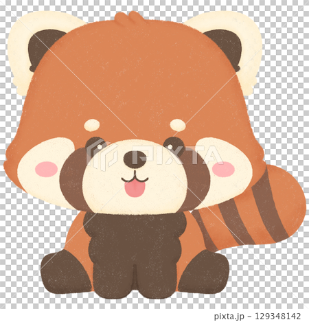 Red panda 129348142