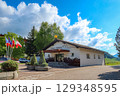 Dobbiaco / Toblach tourist information center on a sunny day in Dobbiaco, BZ, Italy. May 14, 2025 Dobbiaco / Toblach tourist information center on a sunny day in Dobbiaco, BZ, Italy. May 14, 2025 129348595