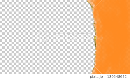 水彩和金色邊框橙色 129348652